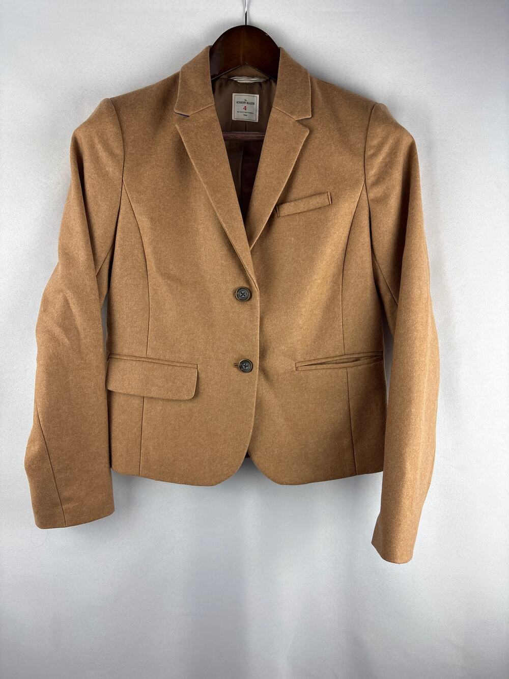 Women’s The Academy Blazer Gap Size 4 Brown Blazer